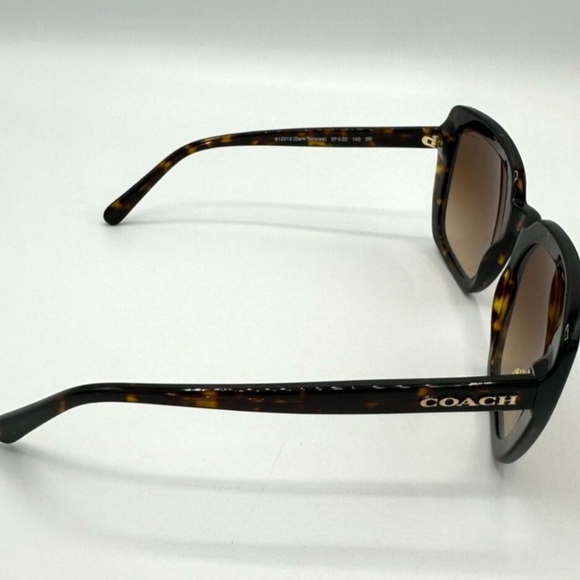 COACH Brown Sunglasses with Case. Tortoise Shell - Picture 6 of 11